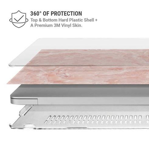 Crystal Pink MacBook Air 15in (2023-2025) Case plus Skin